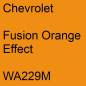 Preview: Chevrolet, Fusion Orange Effect, WA229M.